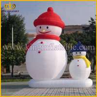 2017 best popular lighting inflatable snowman for christmas inflatable advertising product