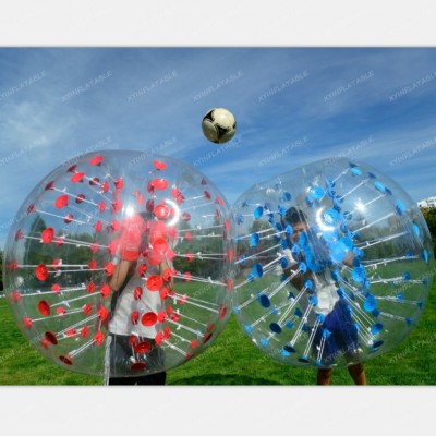 Factory price inflatable loopy ball, knocker ball, bubble soccer set for sale