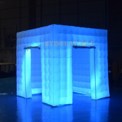 2020 Hot sale customized led blow up photo booth, inflatable photobooth props